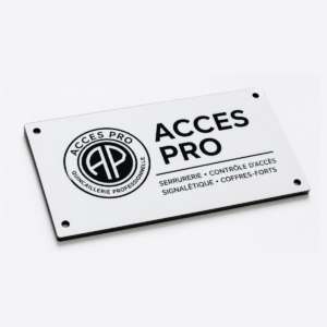 Feuille de GRAVOPLY Laser BLANC/NOIR, épaisseur 0,8mm