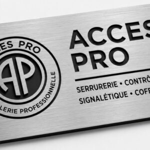 Feuille de GRAVOLASE™ METALLICS Laser ALUMINIUM BROSSÉ/NOIR, épaisseur 1,3mm