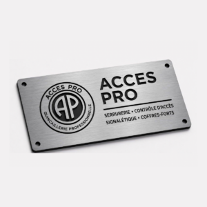 Feuille de GRAVOLASE™ METALLICS Laser ALUMINIUM BROSSÉ/NOIR, épaisseur 1,3mm