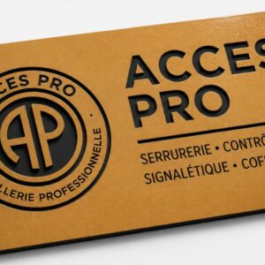 Feuille de GRAVOLASE™ METALLICS Laser OR BRILLANT/NOIR, épaisseur 1,3mm