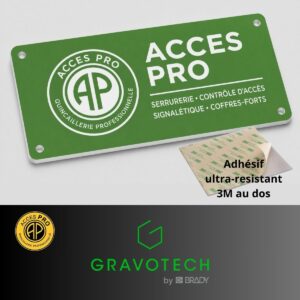 Feuille de GRAVOPLY Laser VERT POMME/BLANC, épaisseur 1,3mm avec adhésif