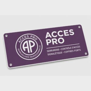 Feuille de GRAVOPLY Laser VIOLET/BLANC, épaisseur 1,3mm