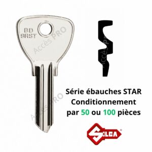 Ebauches de clé Silca STAR BD9RST