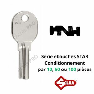 Ebauches de clé Silca STAR IE15ST