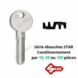 Ebauches de clé Silca STAR TE7ST