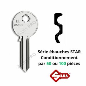 Ebauches de clé Silca STAR UL051ST