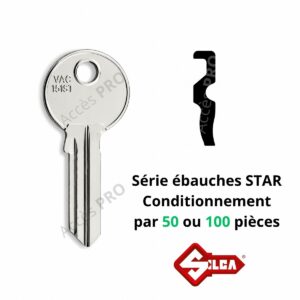 Ebauches de clé Silca STAR VAC151ST