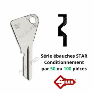Ebauches de clé Silca STAR VAC2ST