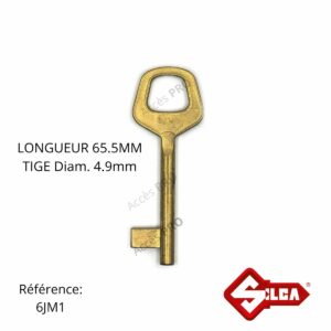 Ébauches de clé Silca 6JM1