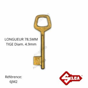 Ébauches de clé Silca 6JM2