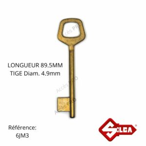 Ébauches de clé Silca 6JM3