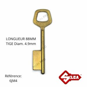 Ébauches de clé Silca 6JM4