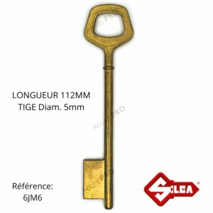Ébauches de clé Silca 6JM6