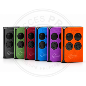 Boîte de 12 télécommandes SILCA i.am 64 - Multifréquence pour portails et garages - Couleurs assorties